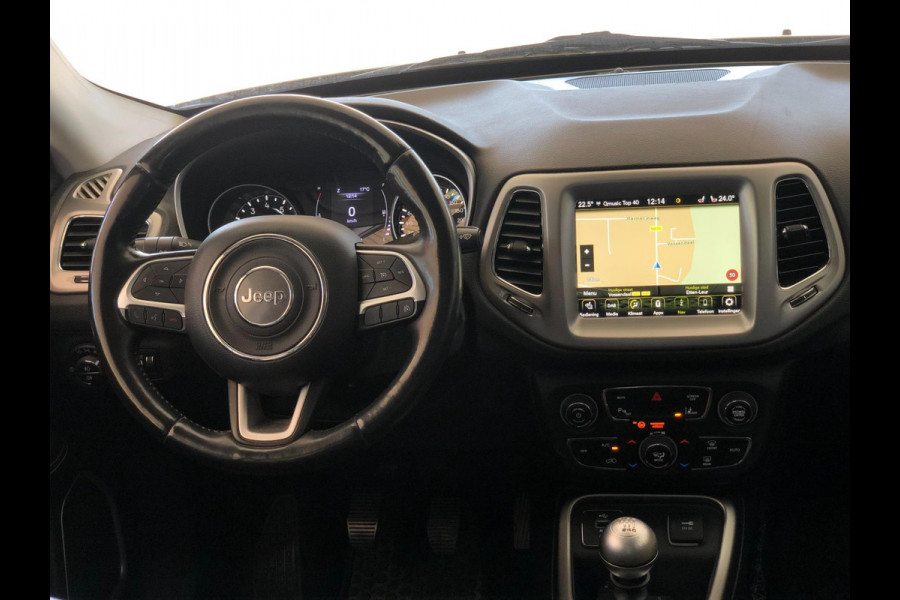 Jeep Compass 1.4 MultiAir Longitude | Half leder, Stoel+Stuurverw., Navi, Camera, Carplay/Android, Climate, Cruise, Afn. Trekhaak|