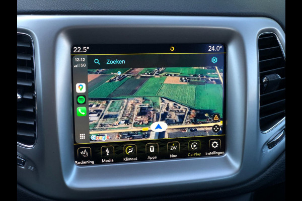 Jeep Compass 1.4 MultiAir Longitude | Half leder, Stoel+Stuurverw., Navi, Camera, Carplay/Android, Climate, Cruise, Afn. Trekhaak|
