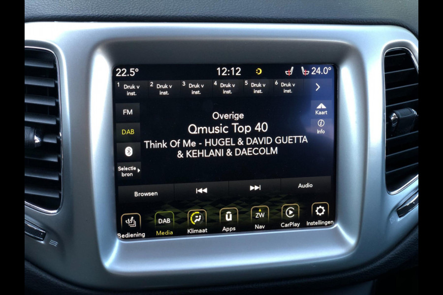 Jeep Compass 1.4 MultiAir Longitude | Half leder, Stoel+Stuurverw., Navi, Camera, Carplay/Android, Climate, Cruise, Afn. Trekhaak|