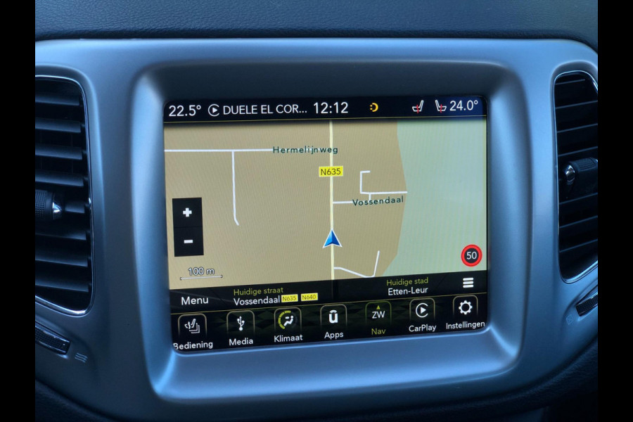 Jeep Compass 1.4 MultiAir Longitude | Half leder, Stoel+Stuurverw., Navi, Camera, Carplay/Android, Climate, Cruise, Afn. Trekhaak|