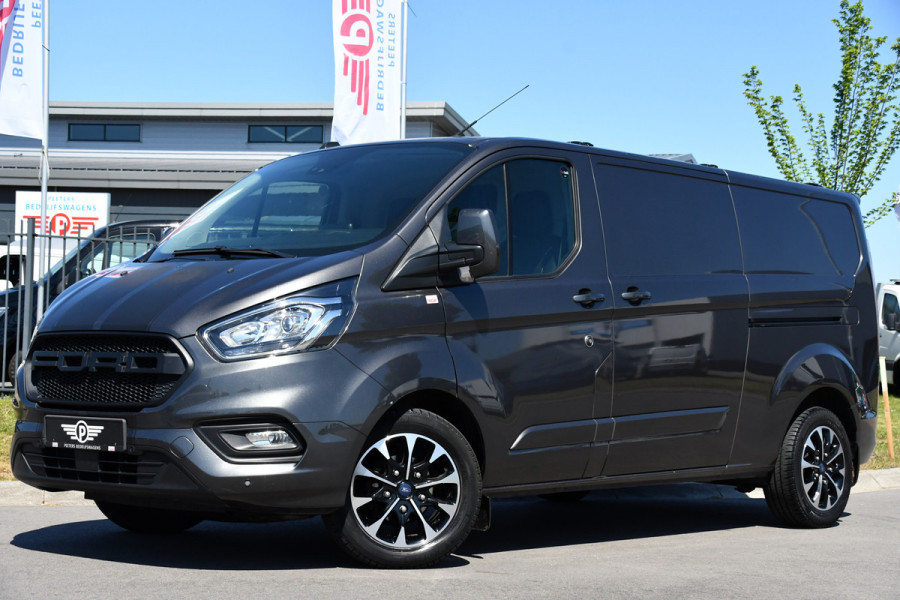 Ford Transit Custom 300 2.0 TDCI L2H1 Limited Sport Edition Adaptive Cruise, Camera, Carplay, 170PK, 2 x Schuifdeur, Automaat, Airbag, BOM VOL!