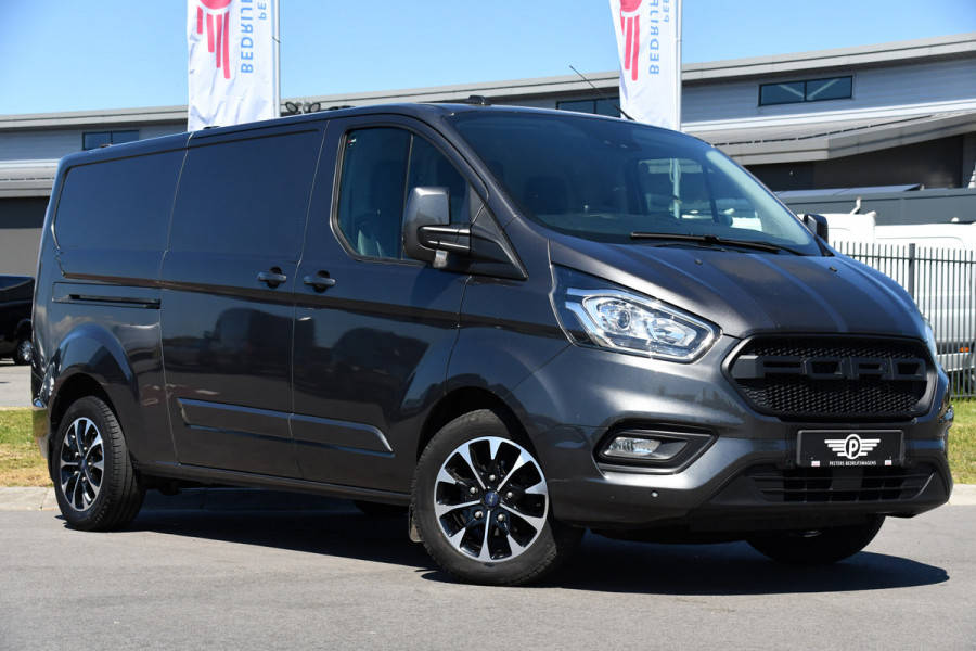 Ford Transit Custom 300 2.0 TDCI L2H1 Limited Sport Edition Adaptive Cruise, Camera, Carplay, 170PK, 2 x Schuifdeur, Automaat, Airbag, BOM VOL!