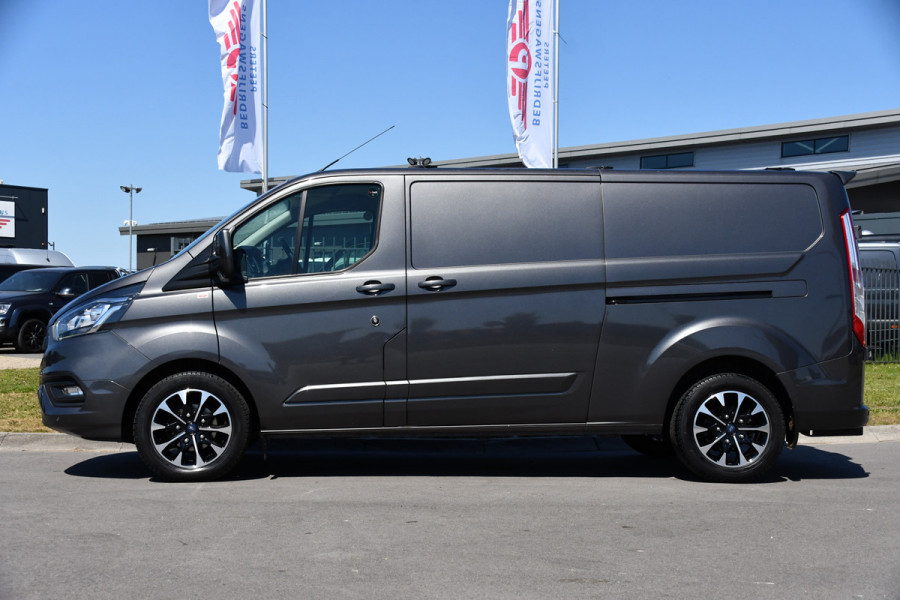 Ford Transit Custom 300 2.0 TDCI L2H1 Limited Sport Edition Adaptive Cruise, Camera, Carplay, 170PK, 2 x Schuifdeur, Automaat, Airbag, BOM VOL!