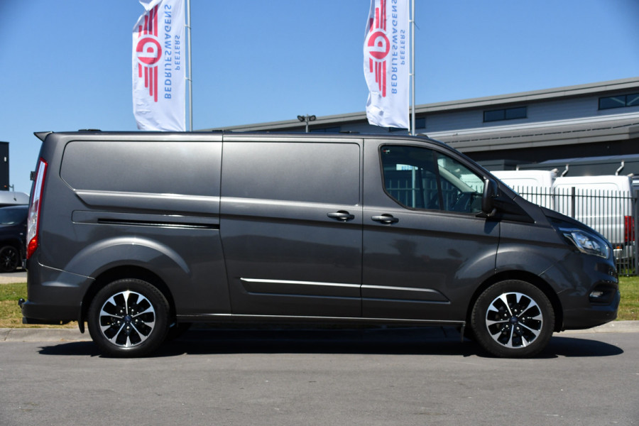 Ford Transit Custom 300 2.0 TDCI L2H1 Limited Sport Edition Adaptive Cruise, Camera, Carplay, 170PK, 2 x Schuifdeur, Automaat, Airbag, BOM VOL!