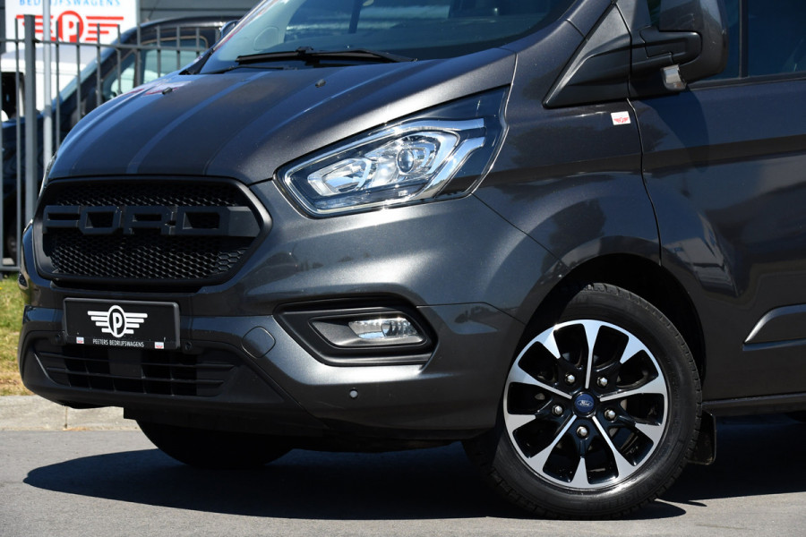 Ford Transit Custom 300 2.0 TDCI L2H1 Limited Sport Edition Adaptive Cruise, Camera, Carplay, 170PK, 2 x Schuifdeur, Automaat, Airbag, BOM VOL!
