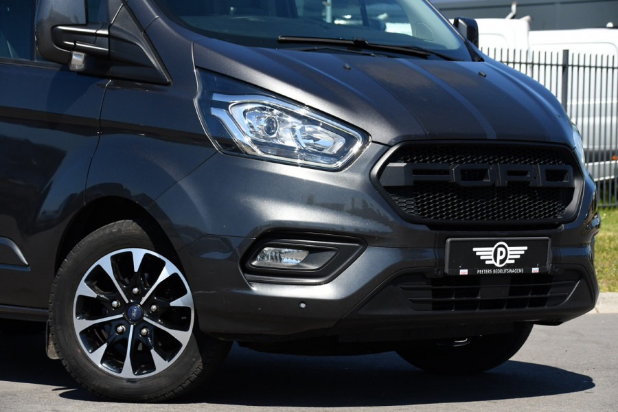 Ford Transit Custom 300 2.0 TDCI L2H1 Limited Sport Edition Adaptive Cruise, Camera, Carplay, 170PK, 2 x Schuifdeur, Automaat, Airbag, BOM VOL!