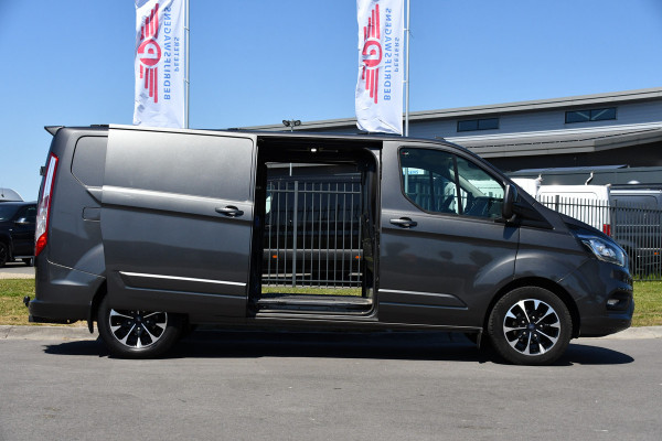 Ford Transit Custom 300 2.0 TDCI L2H1 Limited Sport Edition Adaptive Cruise, Camera, Carplay, 170PK, 2 x Schuifdeur, Automaat, Airbag, BOM VOL!