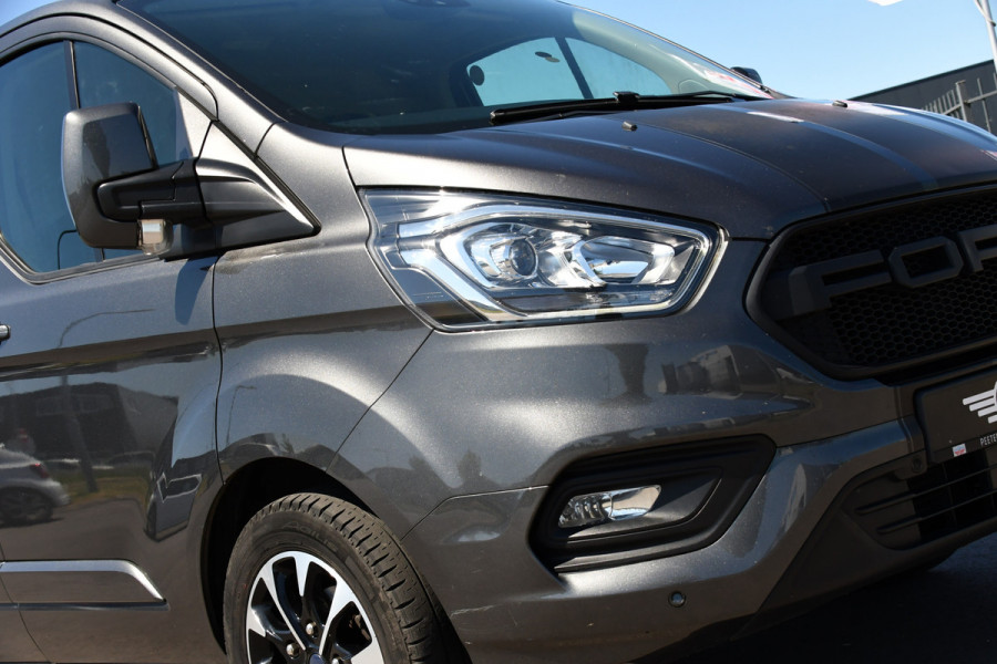 Ford Transit Custom 300 2.0 TDCI L2H1 Limited Sport Edition Adaptive Cruise, Camera, Carplay, 170PK, 2 x Schuifdeur, Automaat, Airbag, BOM VOL!