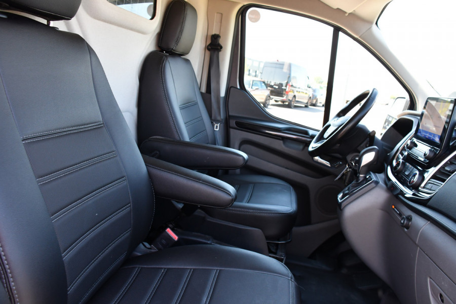 Ford Transit Custom 300 2.0 TDCI L2H1 Limited Sport Edition Adaptive Cruise, Camera, Carplay, 170PK, 2 x Schuifdeur, Automaat, Airbag, BOM VOL!