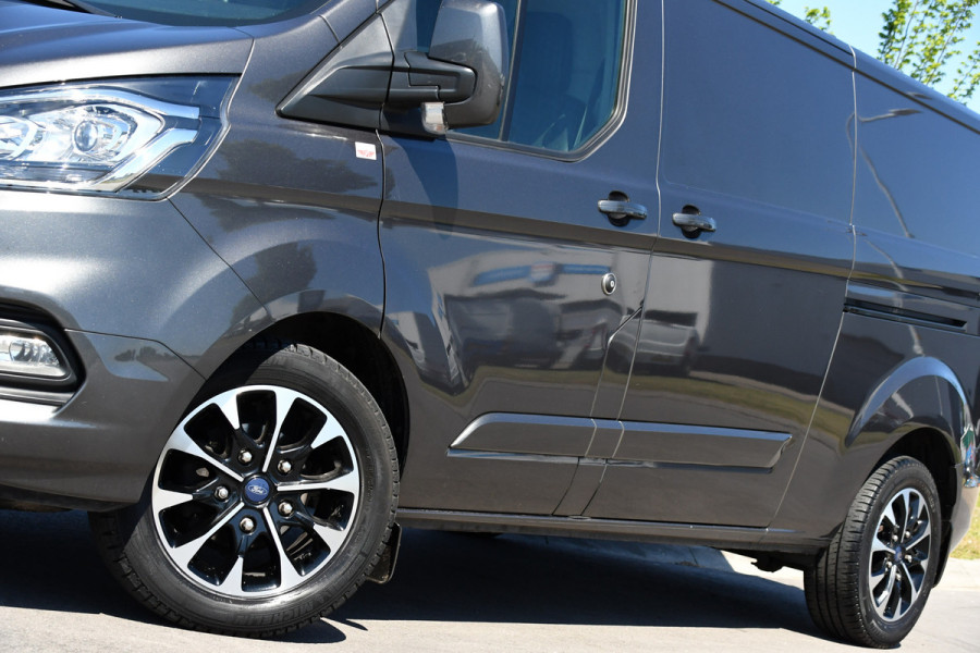 Ford Transit Custom 300 2.0 TDCI L2H1 Limited Sport Edition Adaptive Cruise, Camera, Carplay, 170PK, 2 x Schuifdeur, Automaat, Airbag, BOM VOL!
