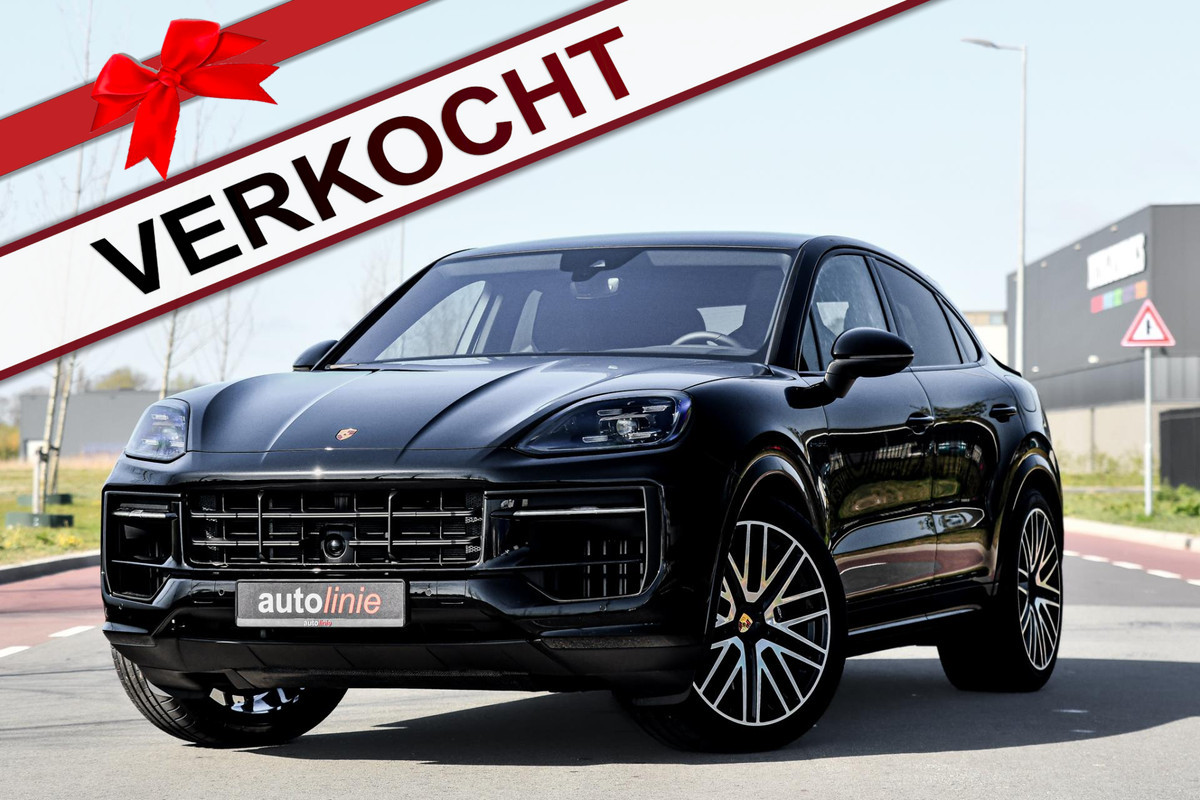 Porsche Cayenne Coupé 3.0 E-Hybrid. Sport Design, Chrono, ACC, Luchtv, Bose, Pano, 22'', Trekhaak, Stuurvw, Memory, Camera! Porsche Cayenne Coupé 3.0 E-Hybrid. Sport Design, Chrono, ACC, Luchtv, Bose, Pano, 22'', Trekhaak, Stuurvw, Memory, Camera!