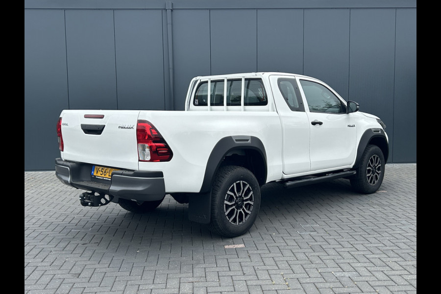 Toyota Hilux 2.4 D-4D XTRA CAB / 3.5 TONS TREKHAAK / !! NIEUW !! BPM VRIJ / TREPLANKEN // 4x4 / AIRCO / CRUISE / 3.500 KG TREKGEWICHT
