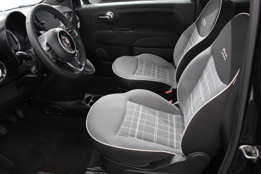 Fiat 500C 1.0 Hybrid Lounge Plus | Rood dak | Navigatie | d.m.v. Apple Carplay/Android Auto | Parkeersensor achter | Cruise Control