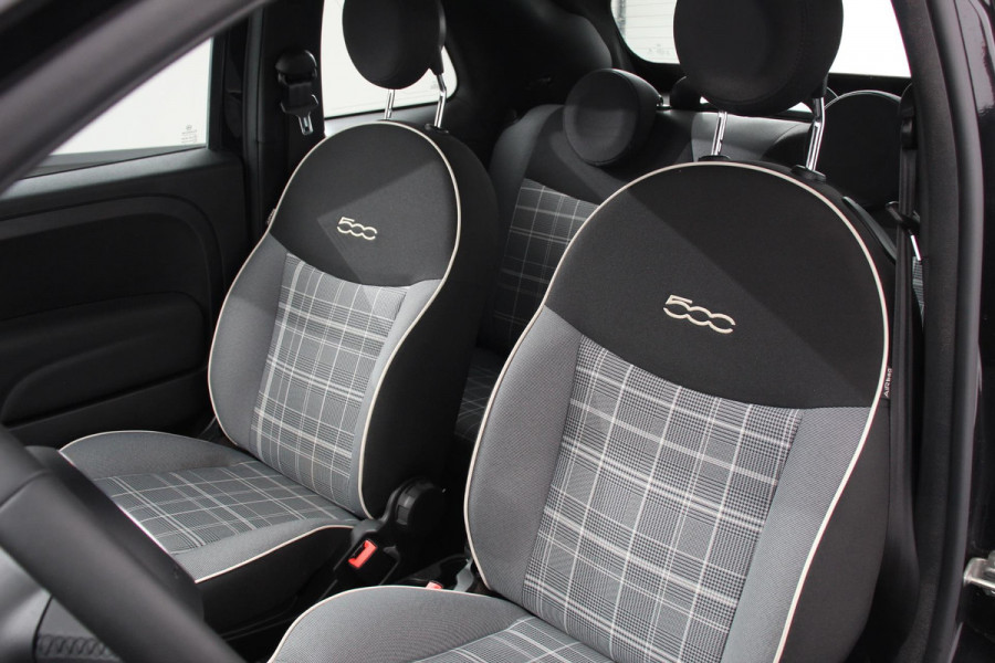 Fiat 500C 1.0 Hybrid Lounge Plus | Rood dak | Navigatie | d.m.v. Apple Carplay/Android Auto | Parkeersensor achter | Cruise Control