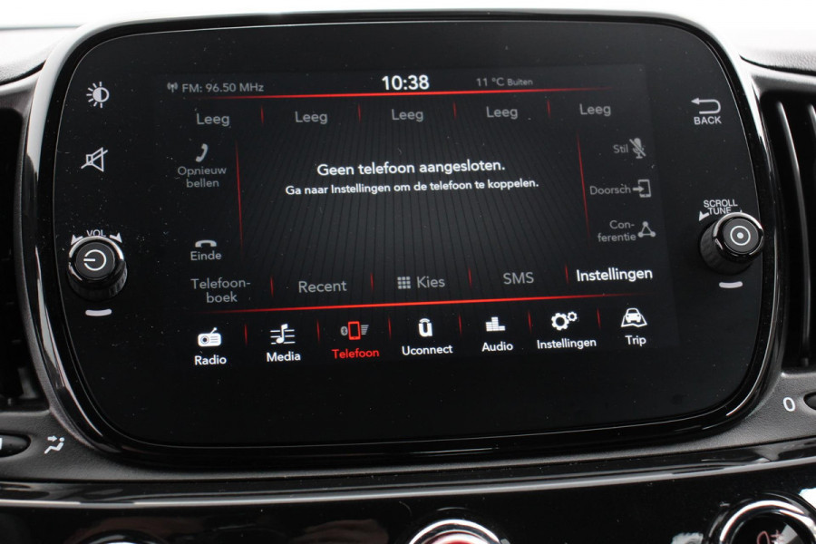 Fiat 500C 1.0 Hybrid Lounge Plus | Rood dak | Navigatie | d.m.v. Apple Carplay/Android Auto | Parkeersensor achter | Cruise Control