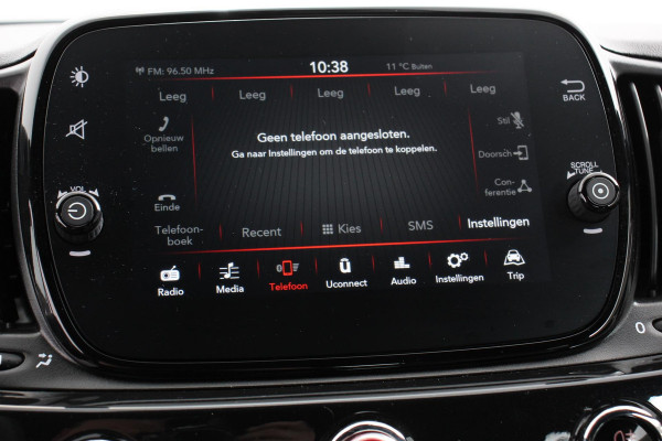 Fiat 500C 1.0 Hybrid Lounge Plus | Rood dak | Navigatie | d.m.v. Apple Carplay/Android Auto | Parkeersensor achter | Cruise Control
