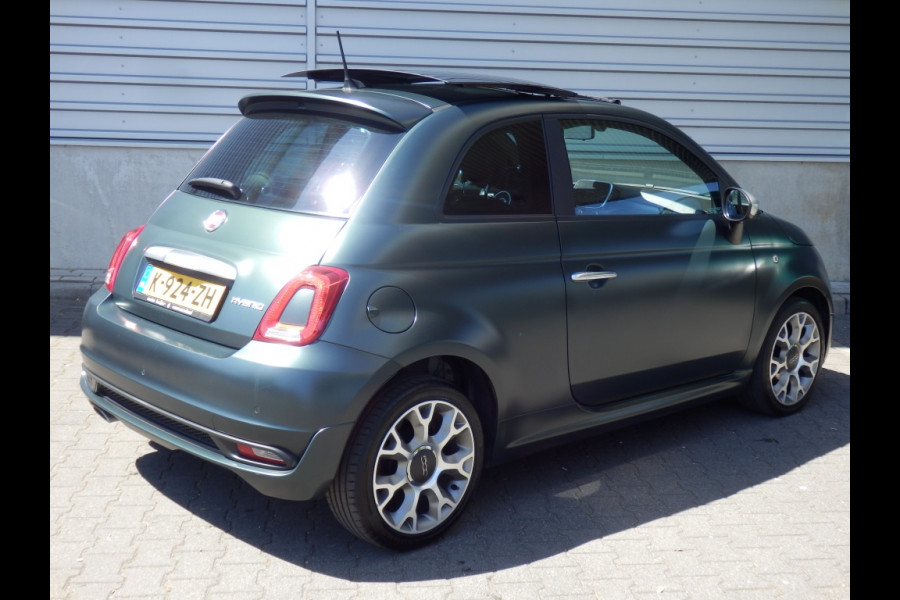 Fiat 500 70pk | Hybrid | Sport | Elektr. Schuif/Kanteldak | Xenon | Clima