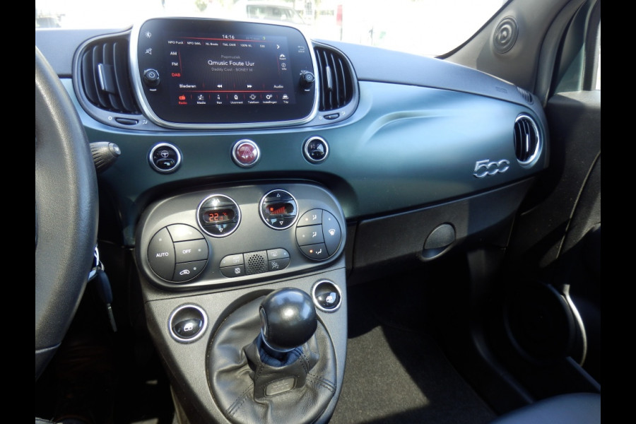 Fiat 500 70pk | Hybrid | Sport | Elektr. Schuif/Kanteldak | Xenon | Clima