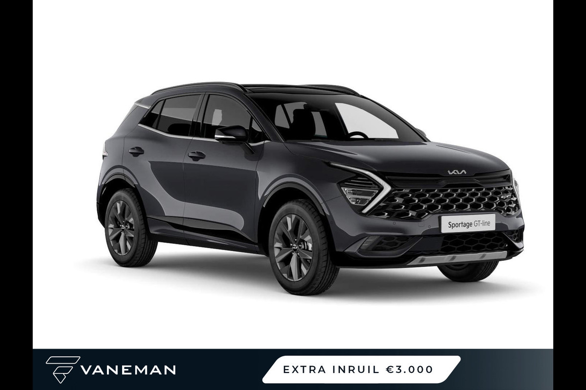 Kia Sportage 1.6 T-GDi Hybrid GT-PlusLine | Elektrisch bedienbare achterklep met sensorsturing | Zelf samenstellen Kia Sportage 1.6 T-GDi Hybrid GT-PlusLine | Elektrisch bedienbare achterklep met sensorsturing | Zelf samenstellen