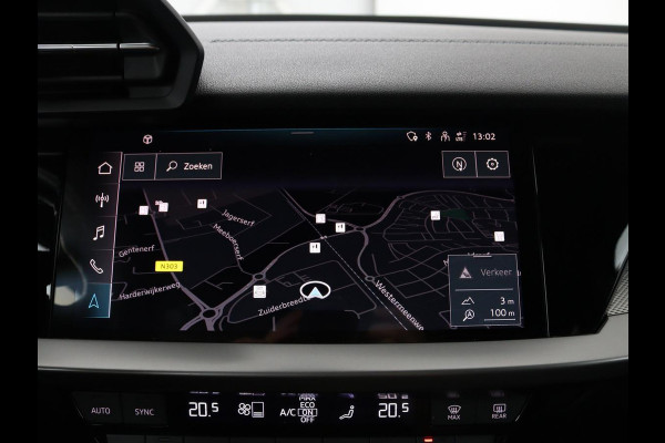 Audi A3 30 TFSI S edition | Carplay | Trekhaak | Sportstoelen | Navigatie | Virtual Cockpit | Half leder | Full LED | Climate control | Cruise control | Getint glas