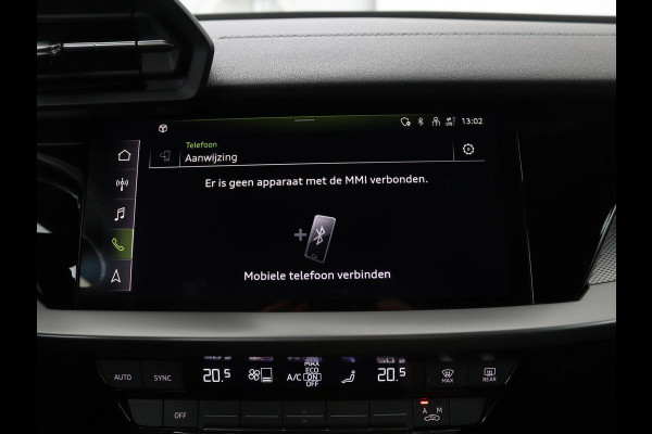 Audi A3 30 TFSI S edition | Carplay | Trekhaak | Sportstoelen | Navigatie | Virtual Cockpit | Half leder | Full LED | Climate control | Cruise control | Getint glas