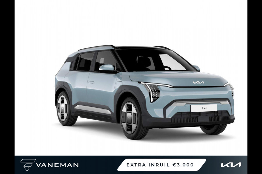 Kia EV3 Plus Advanced 58.3 kWh | Elektrisch glazen schuif-/kanteldak | Draadloze telefoonlader