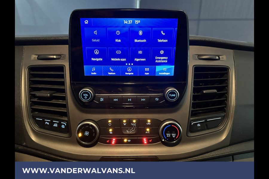 Ford Transit 2.0 TDCI 131pk L3H2 Euro6 Airco | Camera | Navigatie | Apple Carplay | Android Auto Cruisecontrol, Stoelverwarming, Verwarmde voorruit, Parkeersensoren, Bijrijdersbank, 2500kg trekvermogen