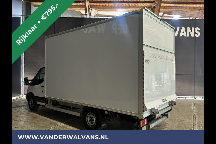 Ford Transit 2.0 TDCI 130pk Bakwagen 233cm Hoog Laadklep Zijdeur Euro6 RIJKLAAR Airco | LAT om Lat Bijrijdersbank