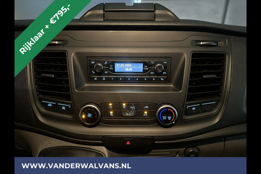 Ford Transit 2.0 TDCI 130pk Bakwagen 233cm Hoog Laadklep Zijdeur Euro6 RIJKLAAR Airco | LAT om Lat Bijrijdersbank