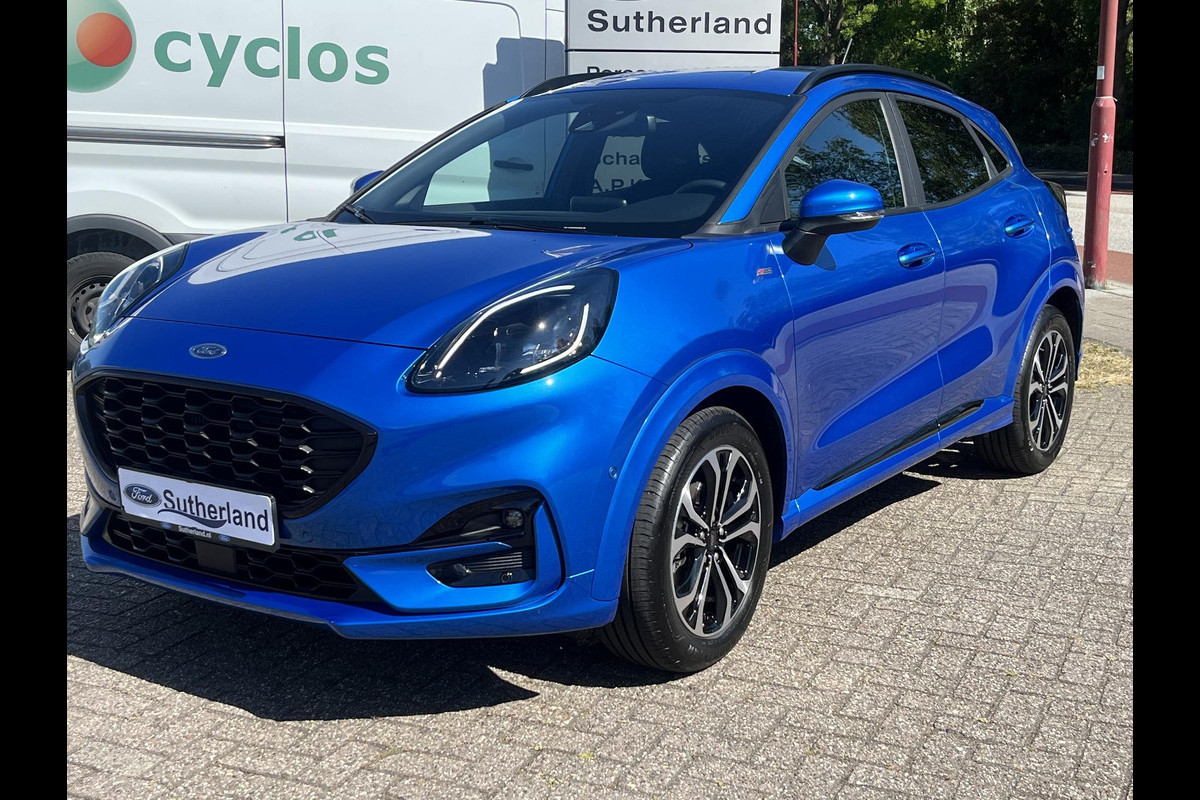 Ford Puma 1.0 EcoBoost Hybrid ST-Line 125pk | Comfort Pack | Winterpack | Trekhaak afneembaar | Driver Assistance Pack | Verlengde Fabrieksgarantie tot 04-2028 Ford Puma 1.0 EcoBoost Hybrid ST-Line 125pk | Comfort Pack | Winterpack | Trekhaak afneembaar | Driver Assistance Pack | Verlengde Fabrieksgarantie tot 04-2028