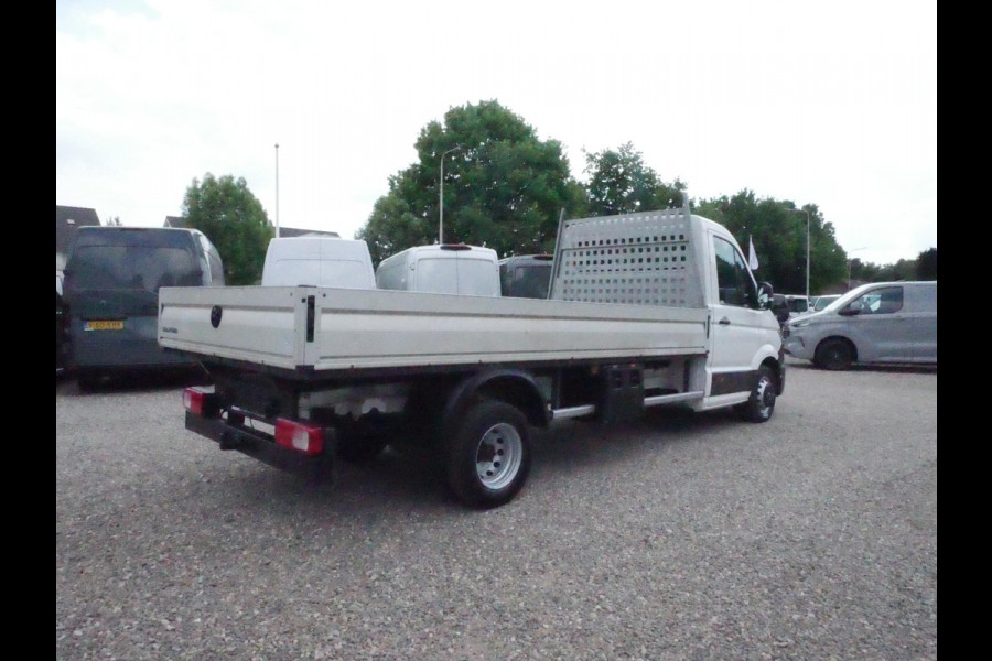 Volkswagen Crafter 2.0 TDI 120PK, L4, Dubbel lucht, Trekhaak 3.500KG, Airco, Open laadbak 425*204*40