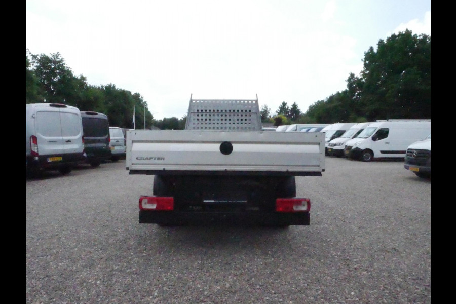 Volkswagen Crafter 2.0 TDI 120PK, L4, Dubbel lucht, Trekhaak 3.500KG, Airco, Open laadbak 425*204*40