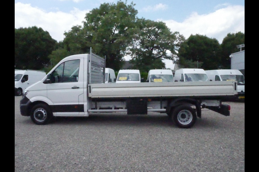 Volkswagen Crafter 2.0 TDI 120PK, L4, Dubbel lucht, Trekhaak 3.500KG, Airco, Open laadbak 425*204*40