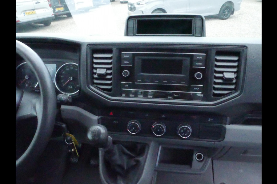 Volkswagen Crafter 2.0 TDI 120PK, L4, Dubbel lucht, Trekhaak 3.500KG, Airco, Open laadbak 425*204*40