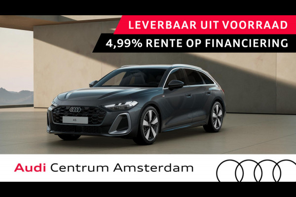 Audi A5 Avant 2.0 TFSI S edition elektr wegklapbare trekhaak, omgevingscamera's, adaptive cruise control, leder interieur, privacy glass