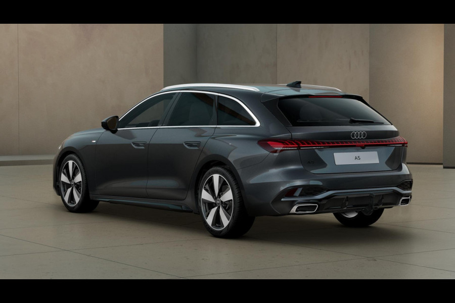Audi A5 Avant 2.0 TFSI S edition elektr wegklapbare trekhaak, omgevingscamera's, adaptive cruise control, leder interieur, privacy glass
