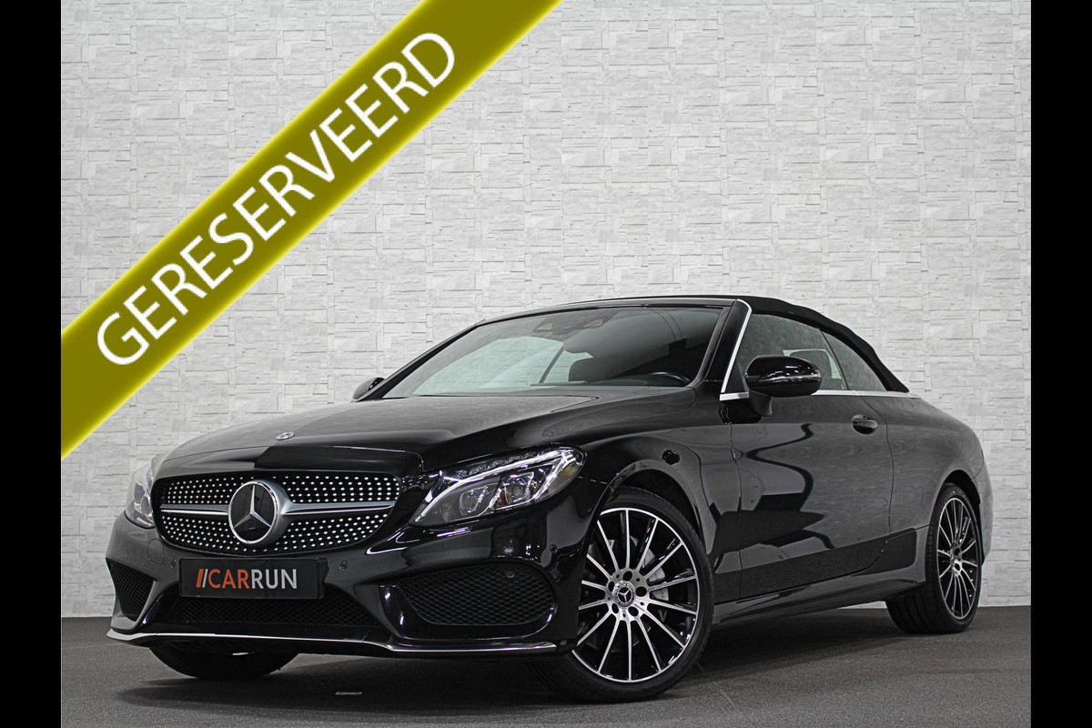 Mercedes-Benz C-Klasse Cabrio 400 4MATIC | AMG-Line | Burmester | ACC | Head-Up | Stoelventilatie | Memory | LED | Leder | Sportuitlaat | Trekhaak | 19'' | Nekverwarming | Sfeerverlichting | Comand Navi | Camera | Dodehoek | DAB | Mercedes-Benz C-Klasse Cabrio 400 4MATIC | AMG-Line | Burmester | ACC | Head-Up | Stoelventilatie | Memory | LED | Leder | Sportuitlaat | Trekhaak | 19'' | Nekverwarming | Sfeerverlichting | Comand Navi | Camera | Dodehoek | DAB |