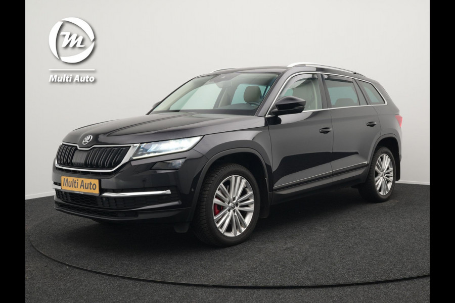 Škoda Kodiaq 2.0 TSI 4x4 Style 180pk DSG | Panodak | Trekhaak af Fabriek | Adaptive Cruise | Alcantara Sportstoelen Memory | 360 Camera | 19"L.M | Keyless | Sfeerverlichting | Apple Carplay | Dode Hoek Detectie |