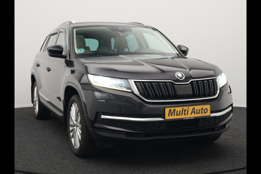 Škoda Kodiaq 2.0 TSI 4x4 Style 180pk DSG | Panodak | Trekhaak af Fabriek | Adaptive Cruise | Alcantara Sportstoelen Memory | 360 Camera | 19"L.M | Keyless | Sfeerverlichting | Apple Carplay | Dode Hoek Detectie |