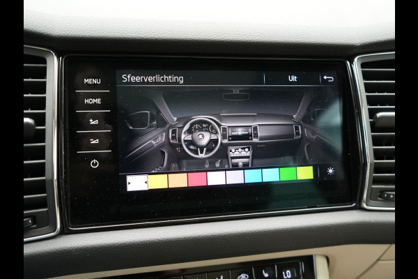 Škoda Kodiaq 2.0 TSI 4x4 Style 180pk DSG | Panodak | Trekhaak af Fabriek | Adaptive Cruise | Alcantara Sportstoelen Memory | 360 Camera | 19"L.M | Keyless | Sfeerverlichting | Apple Carplay | Dode Hoek Detectie |