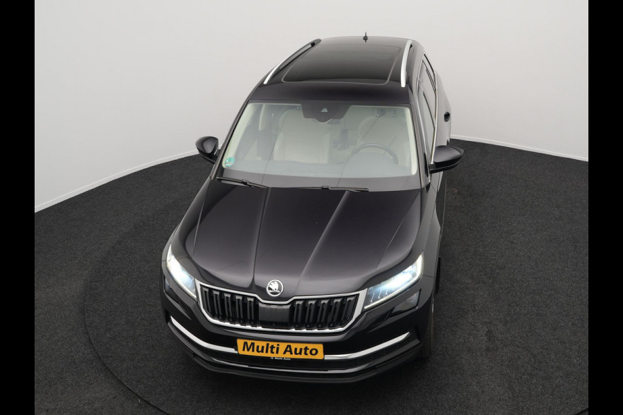 Škoda Kodiaq 2.0 TSI 4x4 Style 180pk DSG | Panodak | Trekhaak af Fabriek | Adaptive Cruise | Alcantara Sportstoelen Memory | 360 Camera | 19"L.M | Keyless | Sfeerverlichting | Apple Carplay | Dode Hoek Detectie |