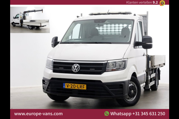 Volkswagen Crafter 50 2.0 TDI 177pk E6 Open Laadbak + HIAB Kraan Trekhaak 3500kg 02-2019