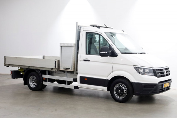 Volkswagen Crafter 50 2.0 TDI 177pk E6 Open Laadbak + HIAB Kraan Trekhaak 3500kg 02-2019