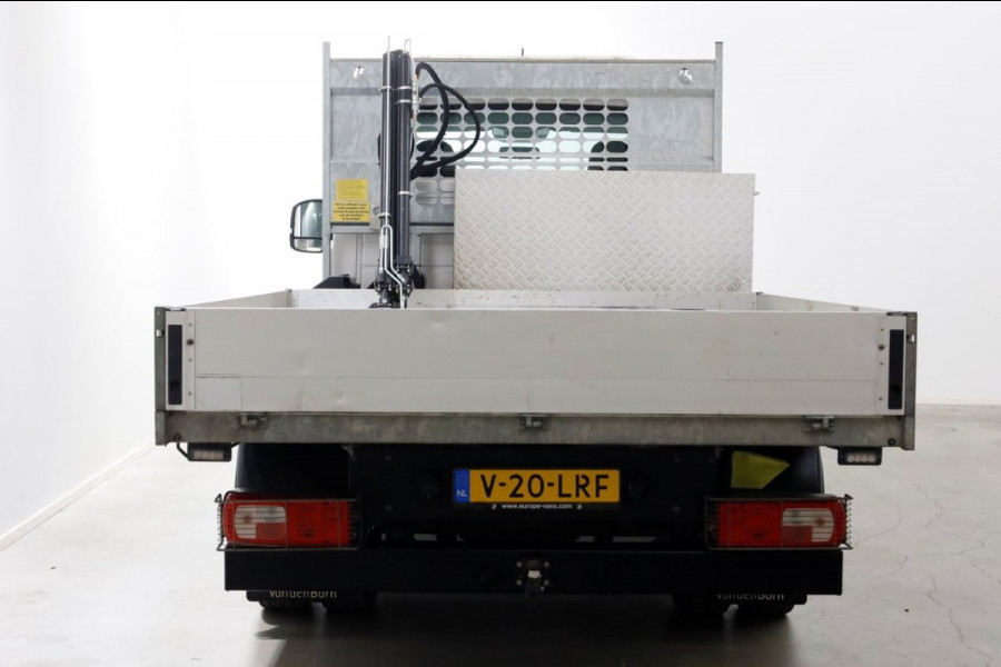 Volkswagen Crafter 50 2.0 TDI 177pk E6 Open Laadbak + HIAB Kraan Trekhaak 3500kg 02-2019