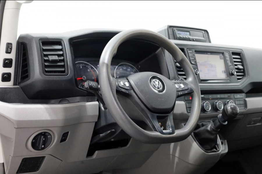 Volkswagen Crafter 50 2.0 TDI 177pk E6 Open Laadbak + HIAB Kraan Trekhaak 3500kg 02-2019