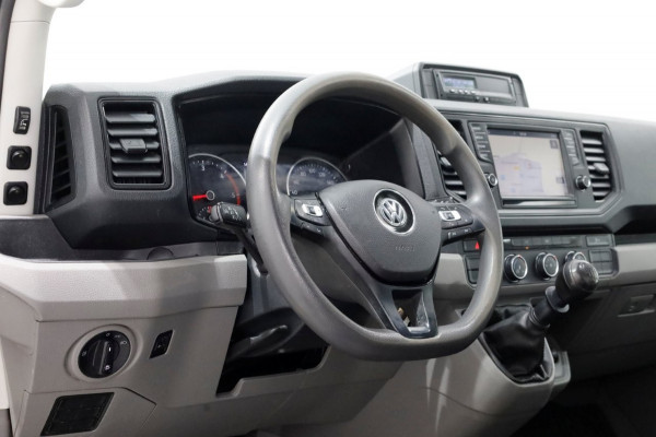 Volkswagen Crafter 50 2.0 TDI 177pk E6 Open Laadbak + HIAB Kraan Trekhaak 3500kg 02-2019