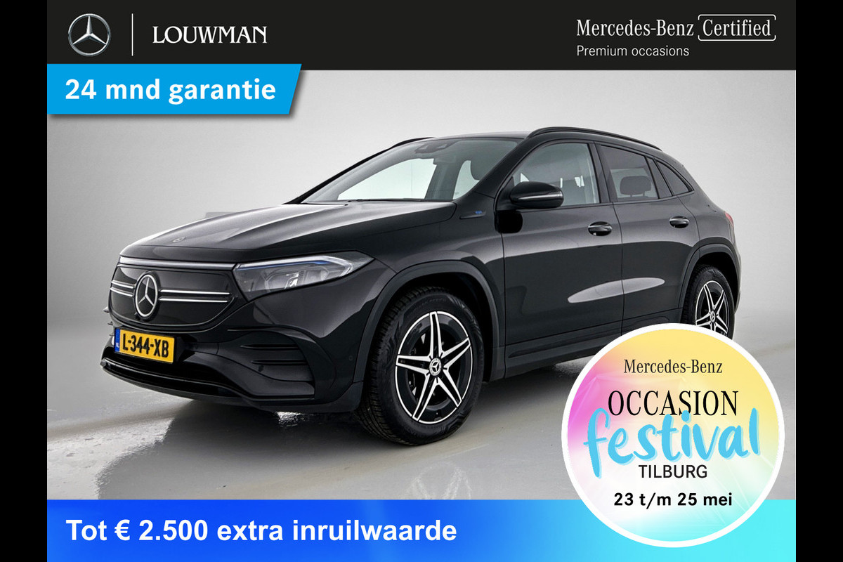 Mercedes-Benz EQA 250 Business Solution AMG 67 kWh | MBUX wide screen | Navigatie | 5 spaaks lichtmetalen velgen | Parking support | Camera | Inclusief 24 maanden MB Certified garantie voor Europa. Mercedes-Benz EQA 250 Business Solution AMG 67 kWh | MBUX wide screen | Navigatie | 5 spaaks lichtmetalen velgen | Parking support | Camera | Inclusief 24 maanden MB Certified garantie voor Europa.