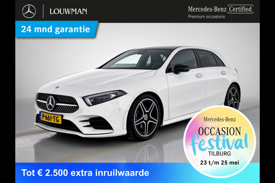 Mercedes-Benz A-Klasse 180 Premium Plus | Panoramadak | elct. bedienbare voor stoelen met memory | Navigatie | Parking support met camera achter | Inclusief 24 maanden MB Certified garantie voor Europa