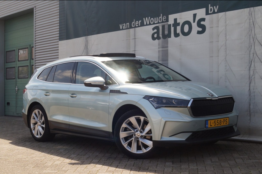 Škoda ENYAQ iV 60 180pk 62kWh -PANO-LEER-NAVI-ECC-PDC-