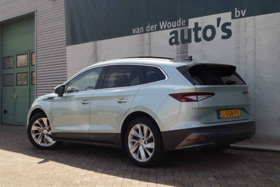 Škoda ENYAQ iV 60 180pk 62kWh -PANO-LEER-NAVI-ECC-PDC-